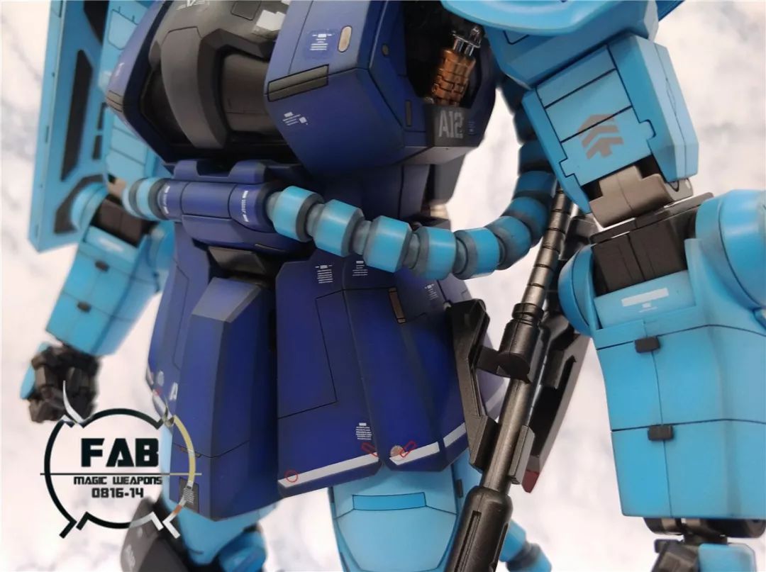 真男人细节不够自己来pg扎古刻线改色涂装范例