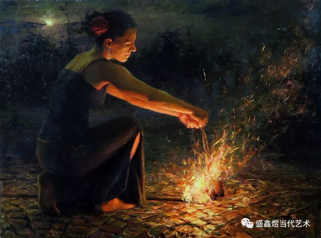 美国艺术家凯尔·斯图基作品_绘画