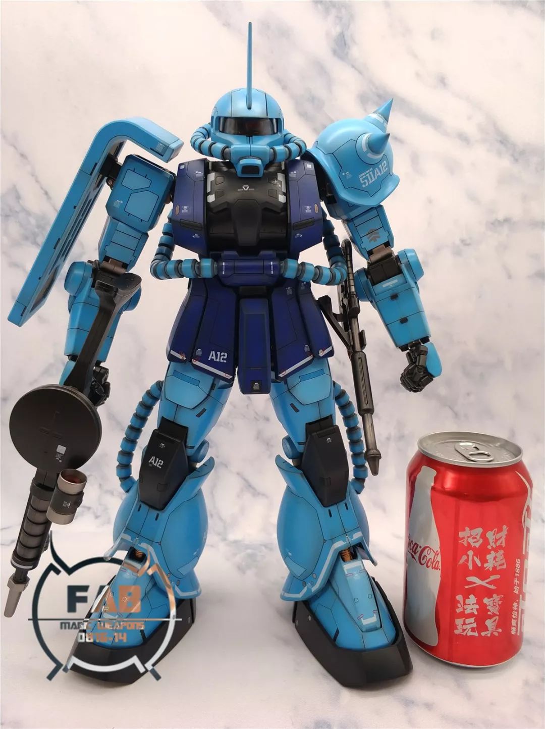 真男人细节不够自己来pg扎古刻线改色涂装范例