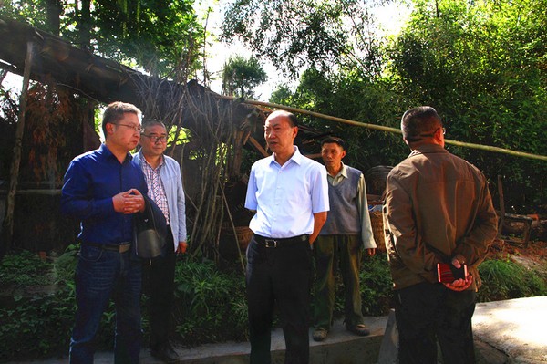 图文谢友先督导乡镇危旧房改造及环境整治工作