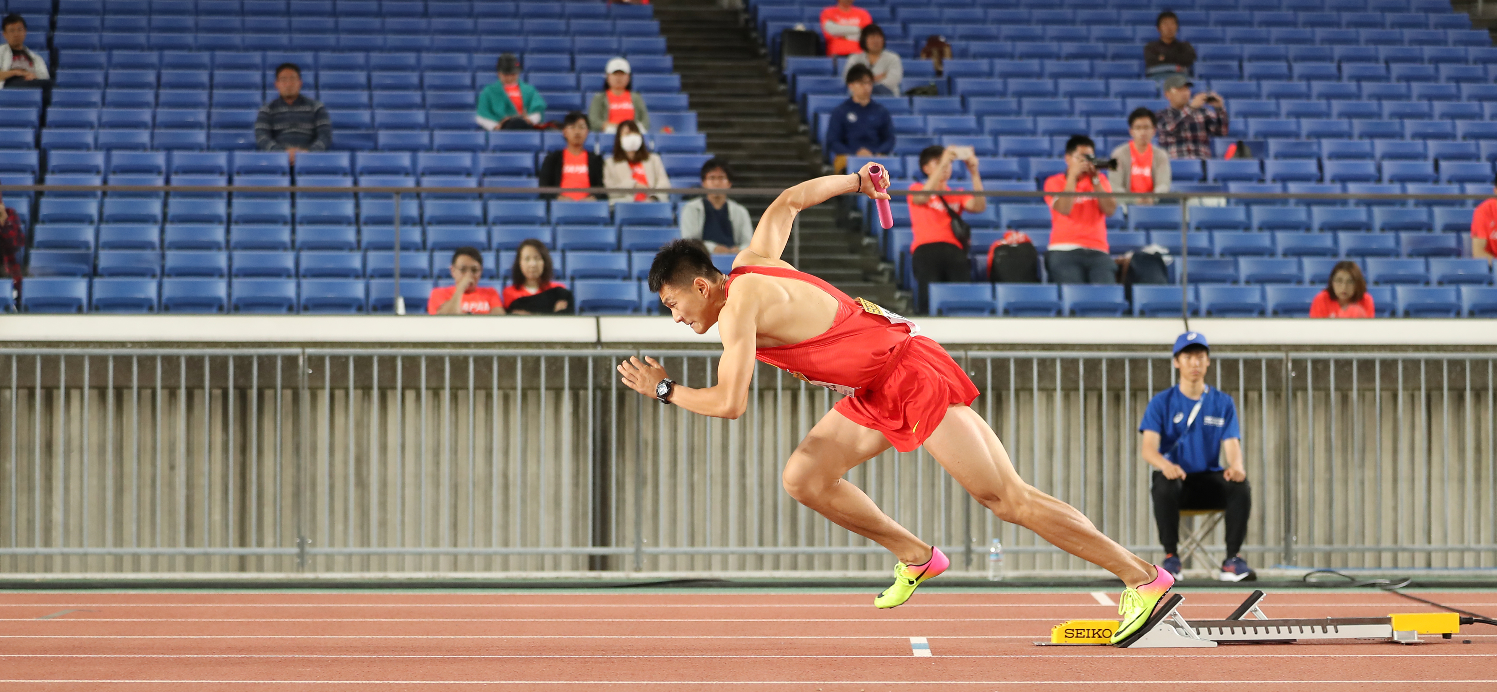 田径世界接力赛中国队无缘男子4x400米接力决赛