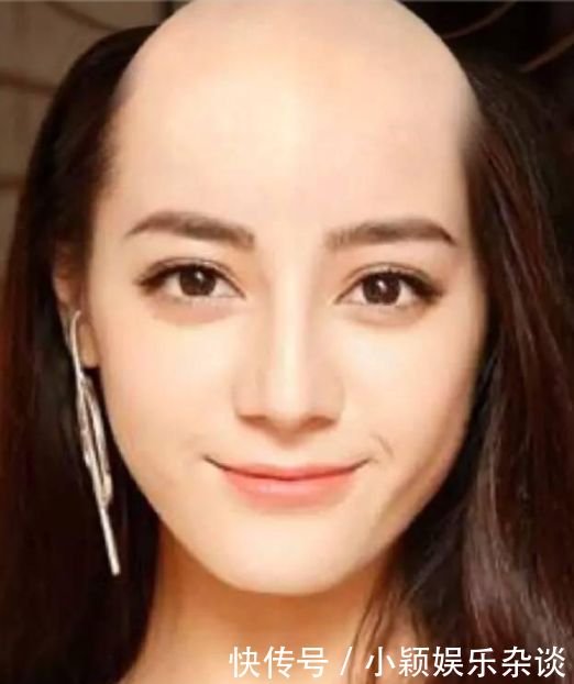 当女星变光头宁静帅气杨幂颜值下降看到迪丽热巴笑喷了