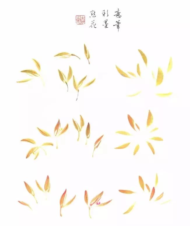 图文教程:兰花的各种画法详解(下)_花瓣