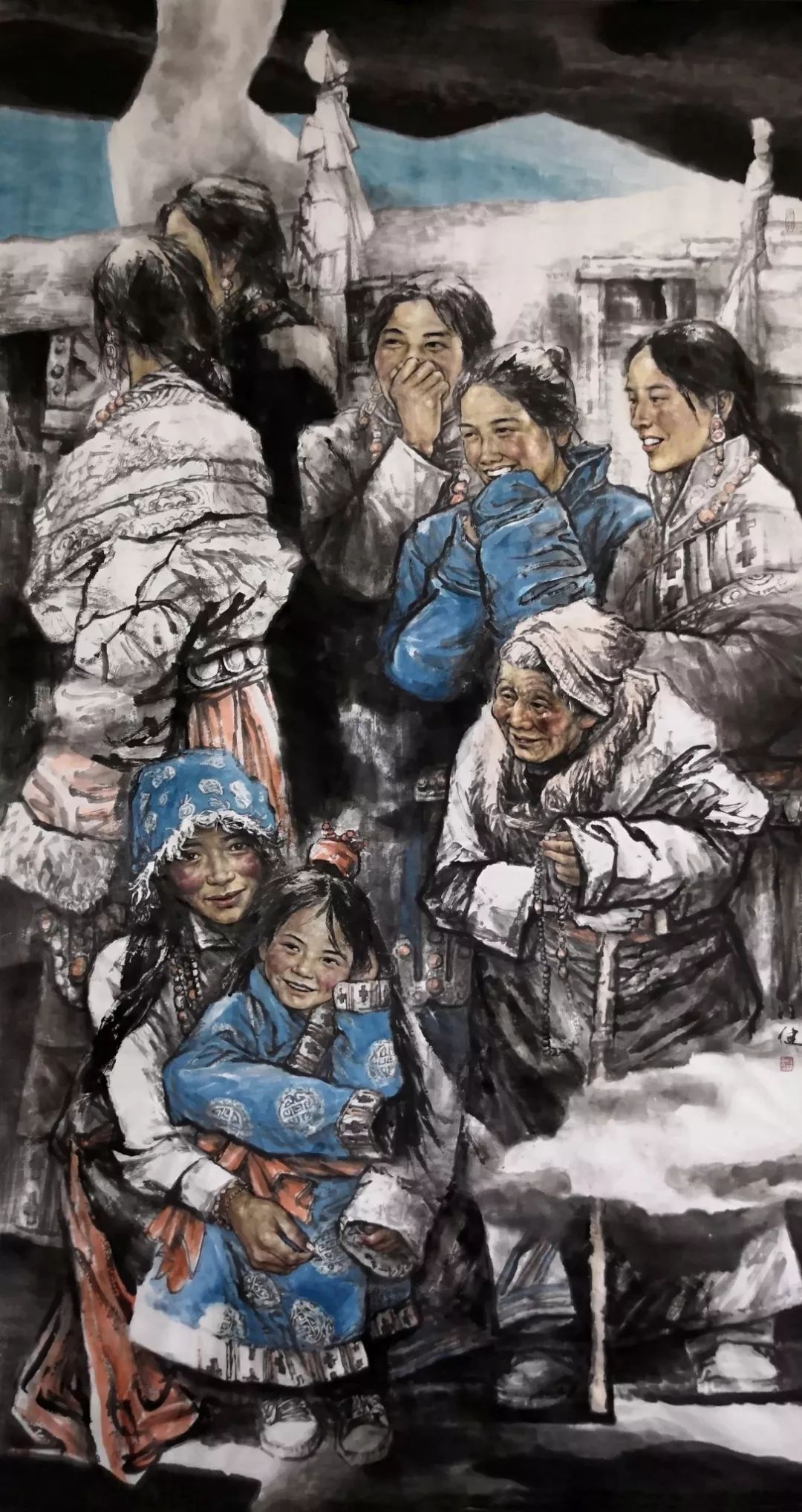 原创艺术中国汪健水墨人物画赏析