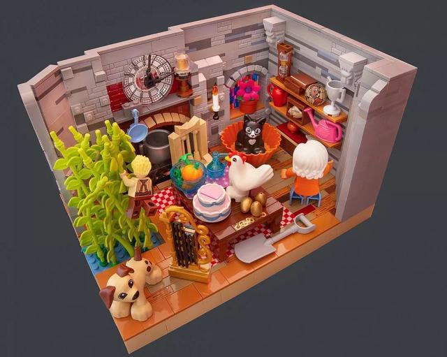 lego乐高美图欣赏 生活中的小场景都可以乐高化