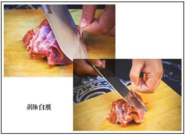 切肉横切和纵切的图片图片