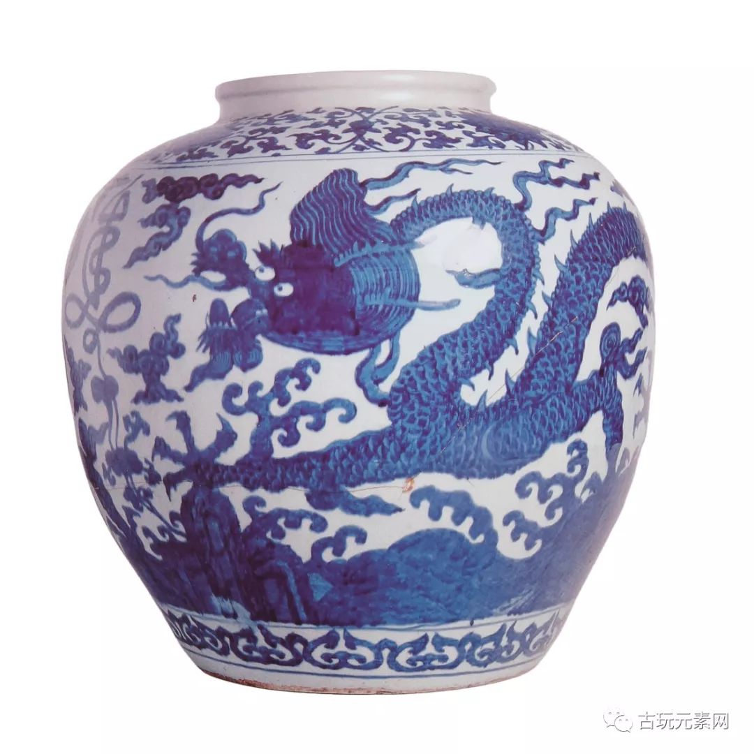 鉴赏元明瓷器上的龙纹形图案