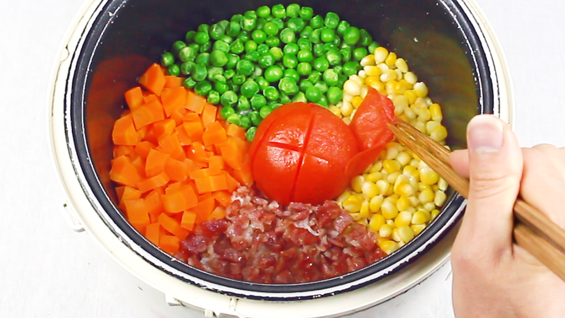 原創五彩飯打開挑食的胃口讓你的生活有滋有味營養美