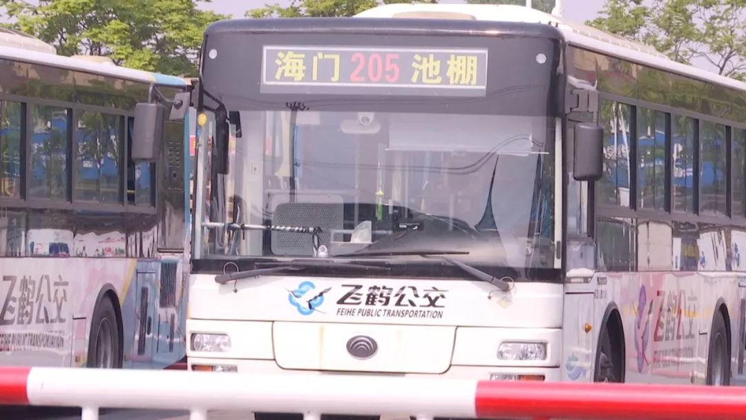 fm1006海门202路205路公交车临时调整运营路线