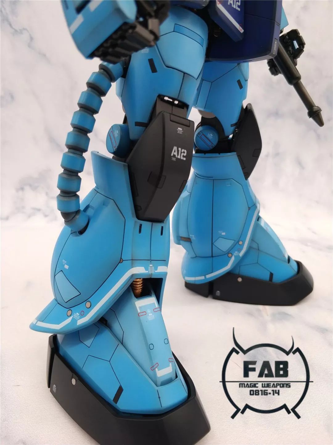 真男人细节不够自己来pg扎古刻线改色涂装范例