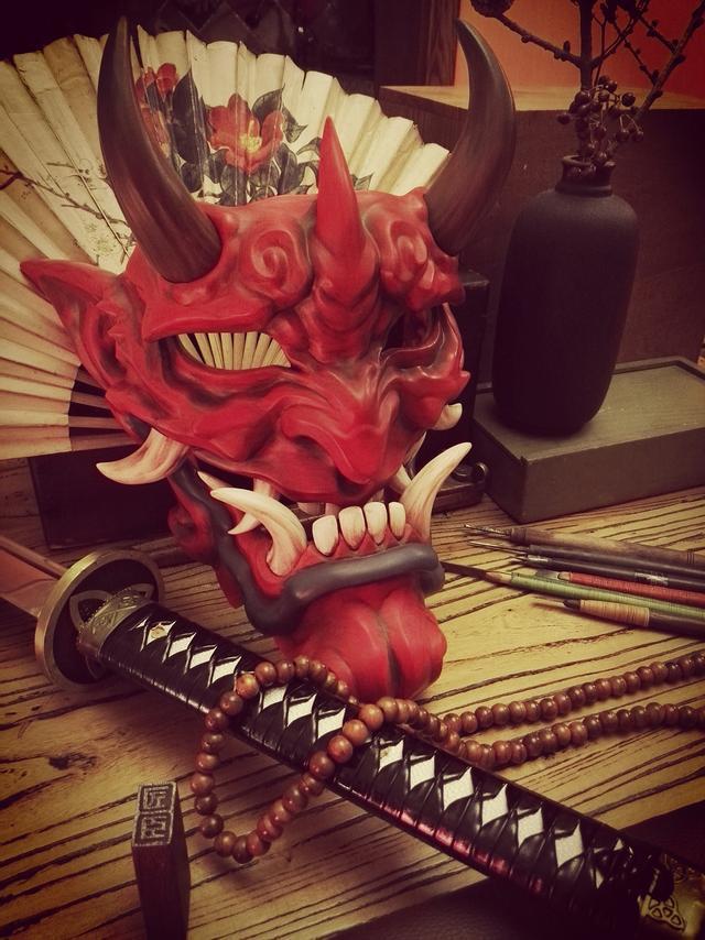 红鬼般若面