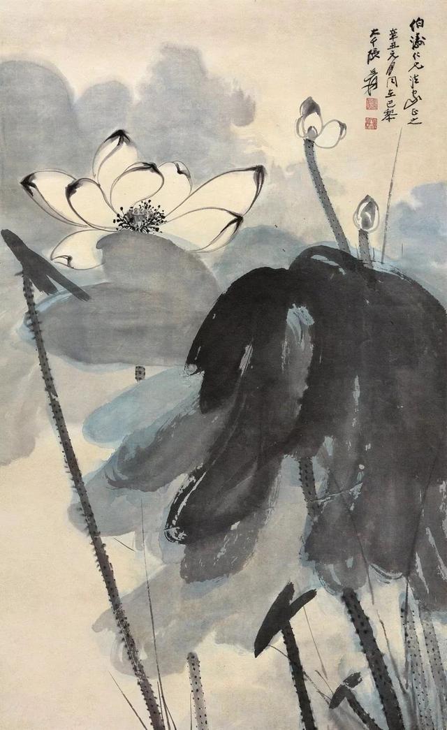 中国画荷第一人张大千30幅荷花高清图赏