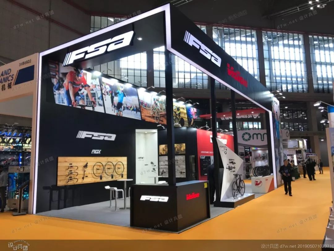 实用直线风.2019上海自行车展【展会报道】_展台