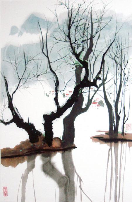 吴冠中绘画作品赏析以及随感