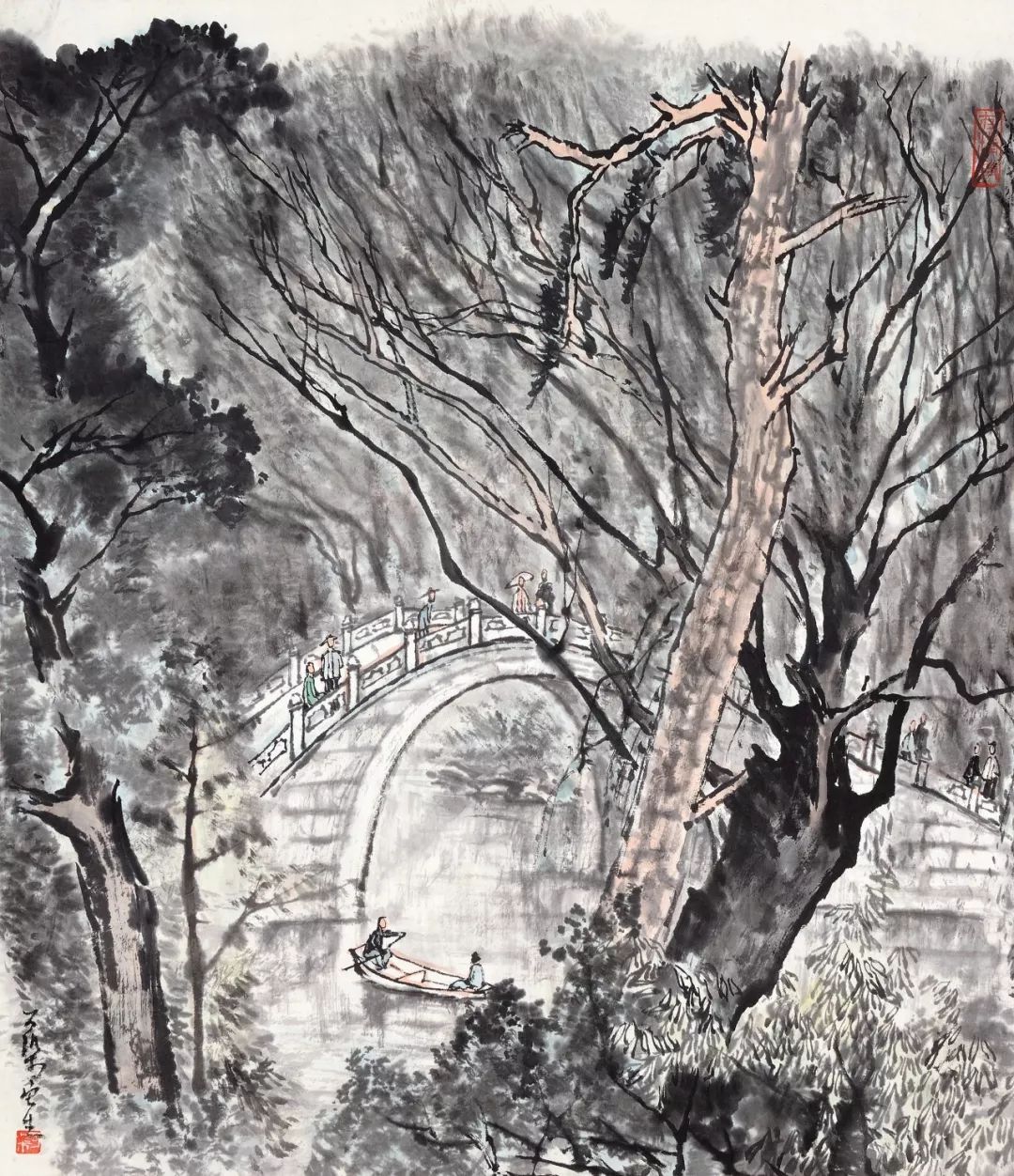 5 cm著录:《散珍集成·李可染特展作品集》第95页,河北教育出版社