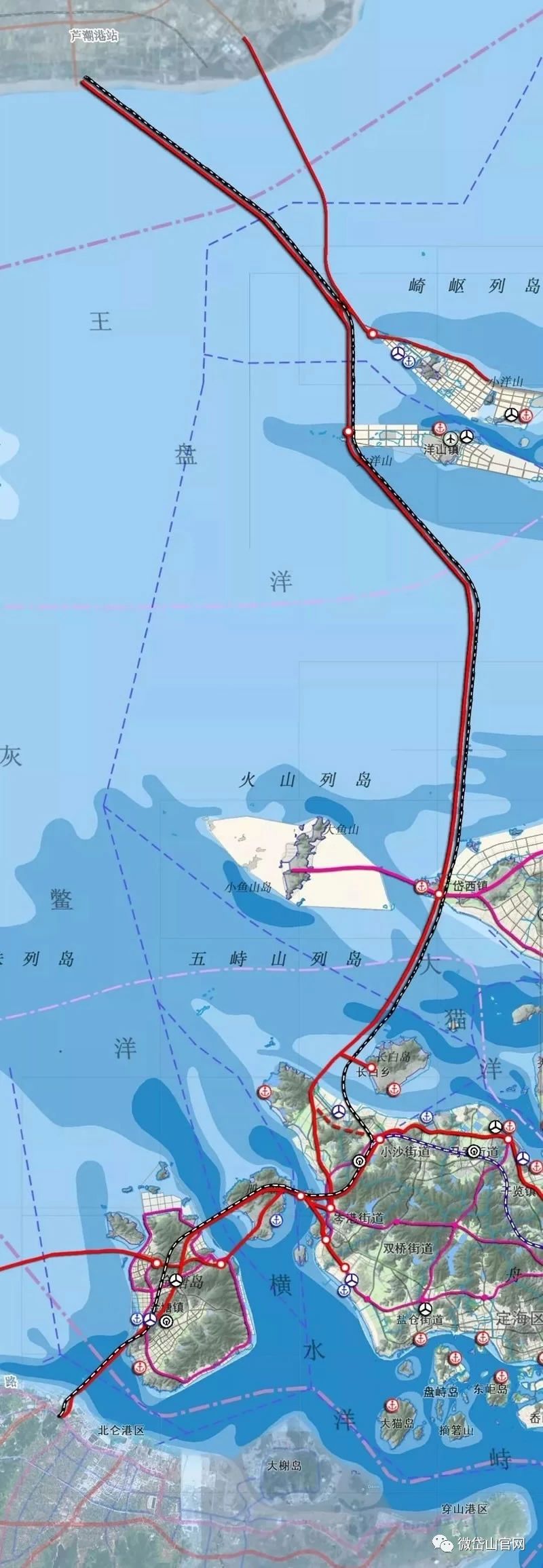 小窑湾海底隧道路线图图片