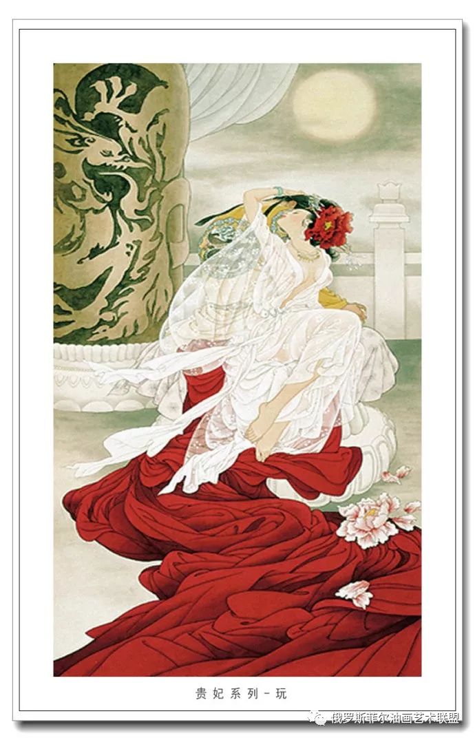 婉约之美中国画家薛强工笔人物画作品赏析