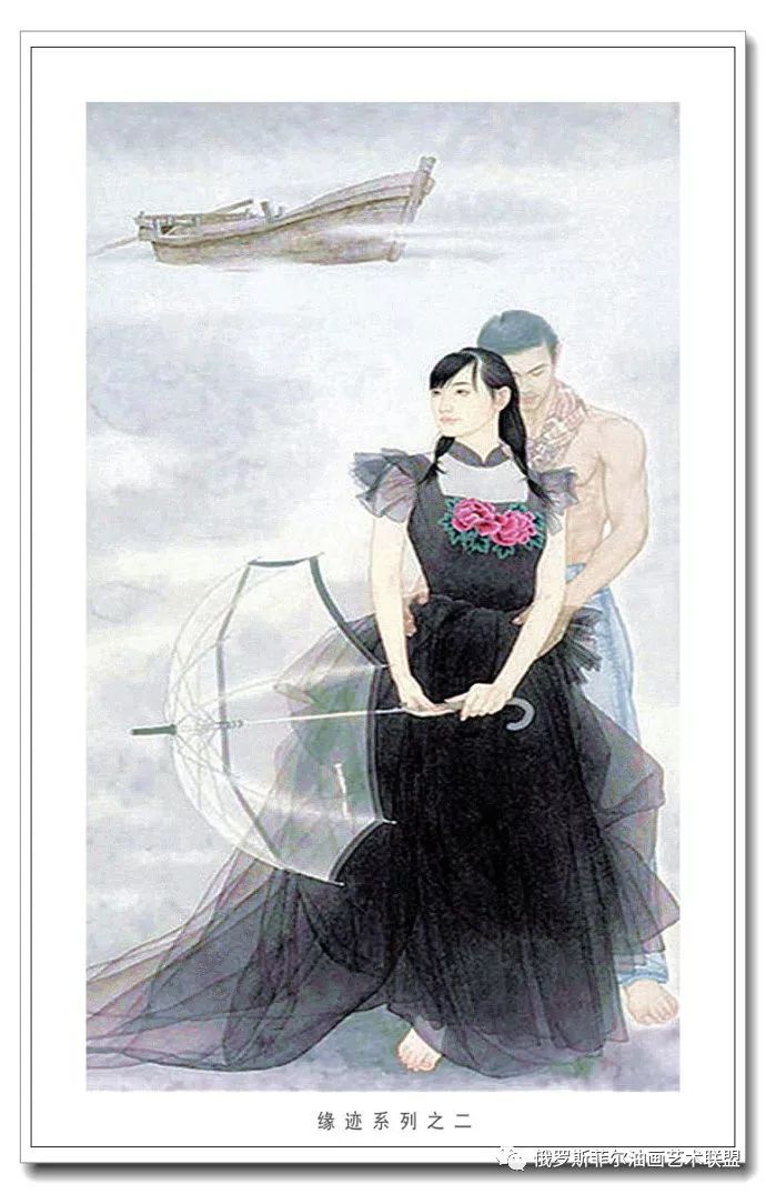 婉约之美中国画家薛强工笔人物画作品赏析