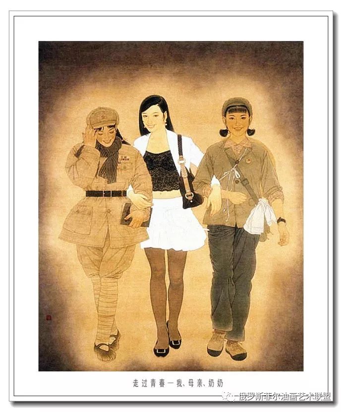 婉约之美中国画家薛强工笔人物画作品赏析