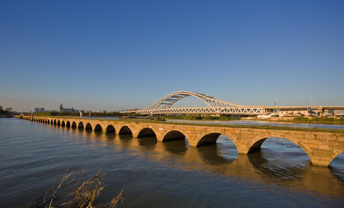 原创我国现存最长的一座多孔石桥足足有53孔是中国十大名桥之一