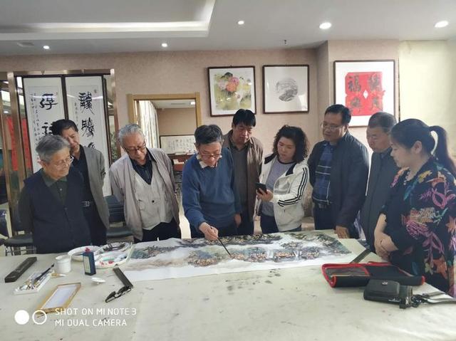 中国书画院山西分院2019第三次国画笔会