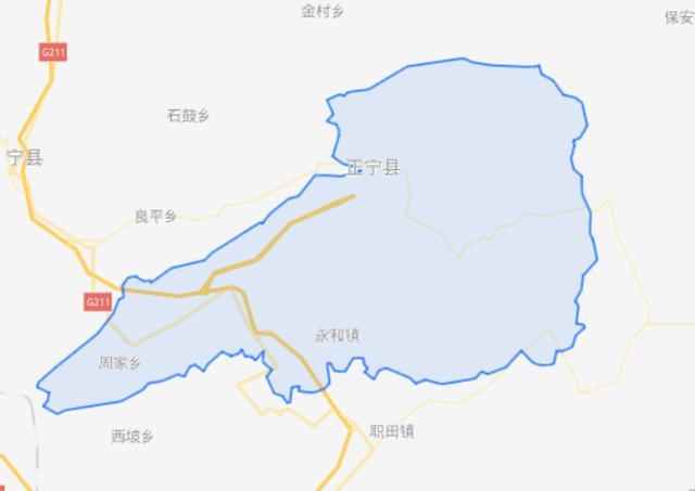 宁县行政区划图图片