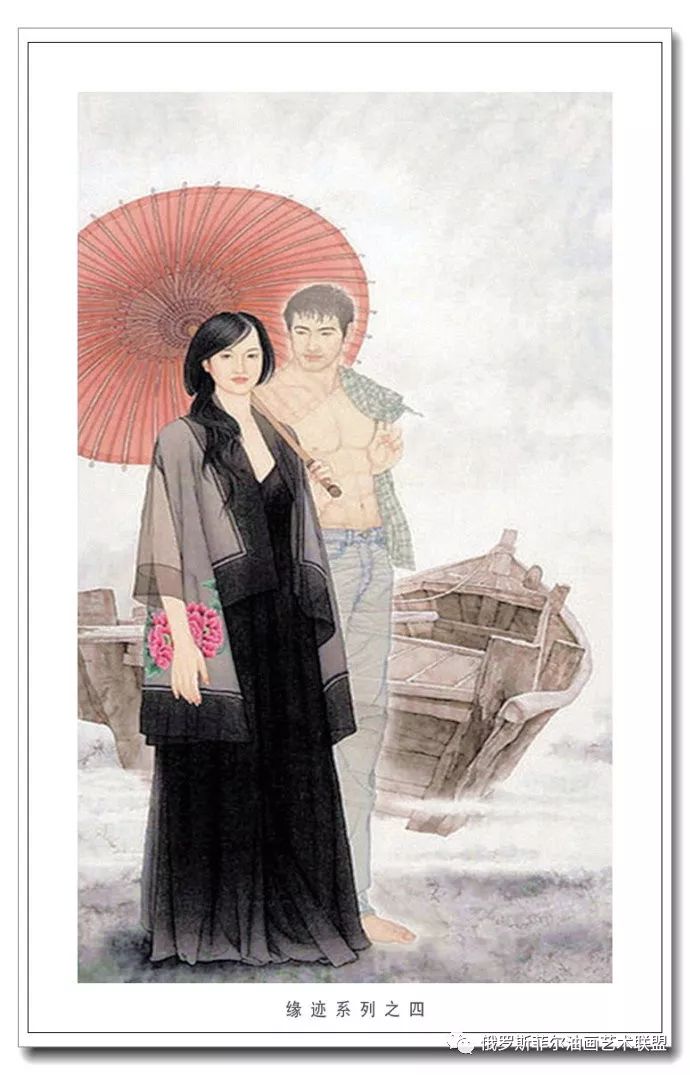 婉约之美中国画家薛强工笔人物画作品赏析