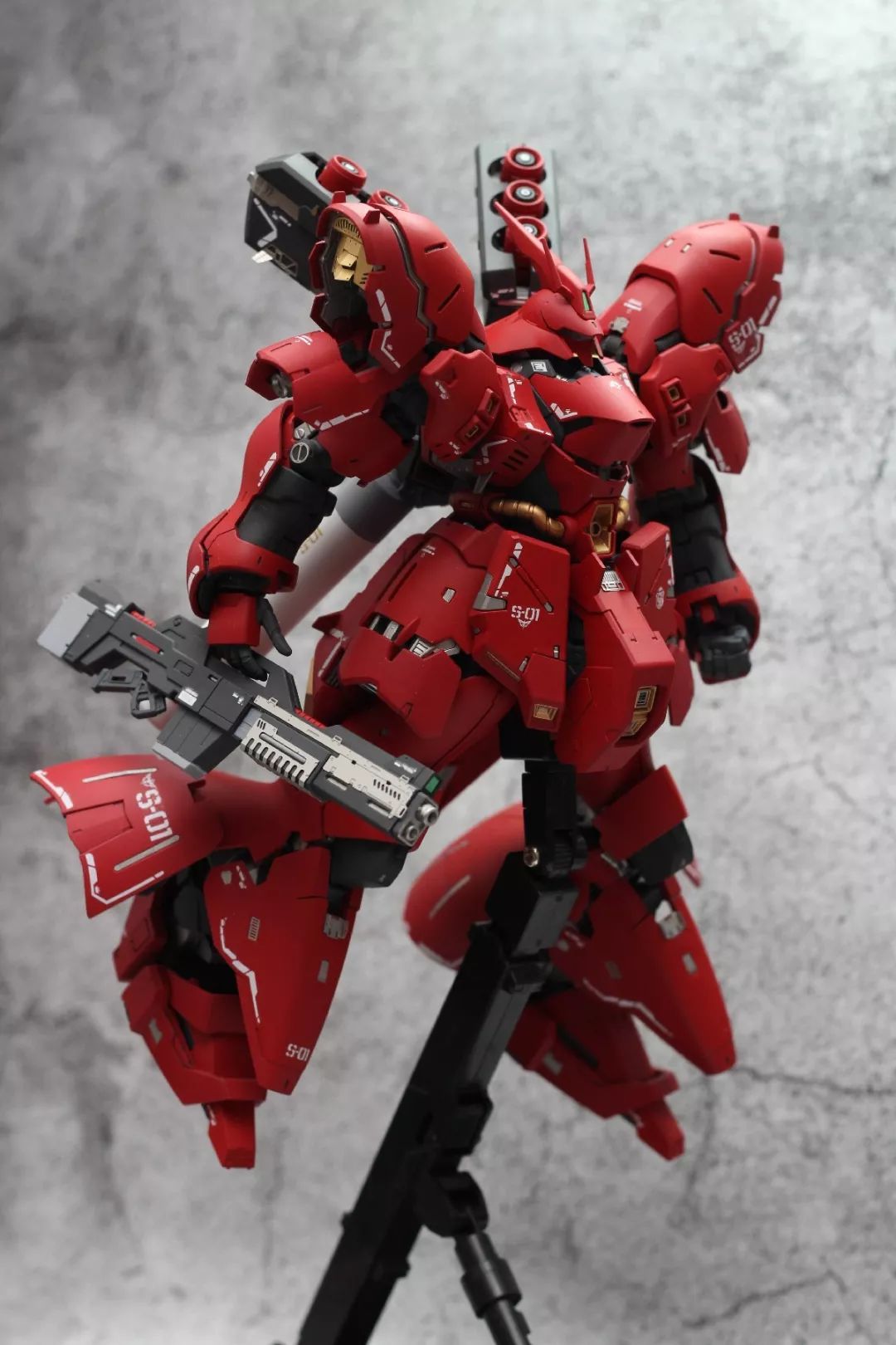 rg沙扎比涂装作,有蚀刻片的追加细节都不会太差