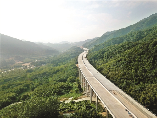 惠清高速惠州段主体工程基本完工