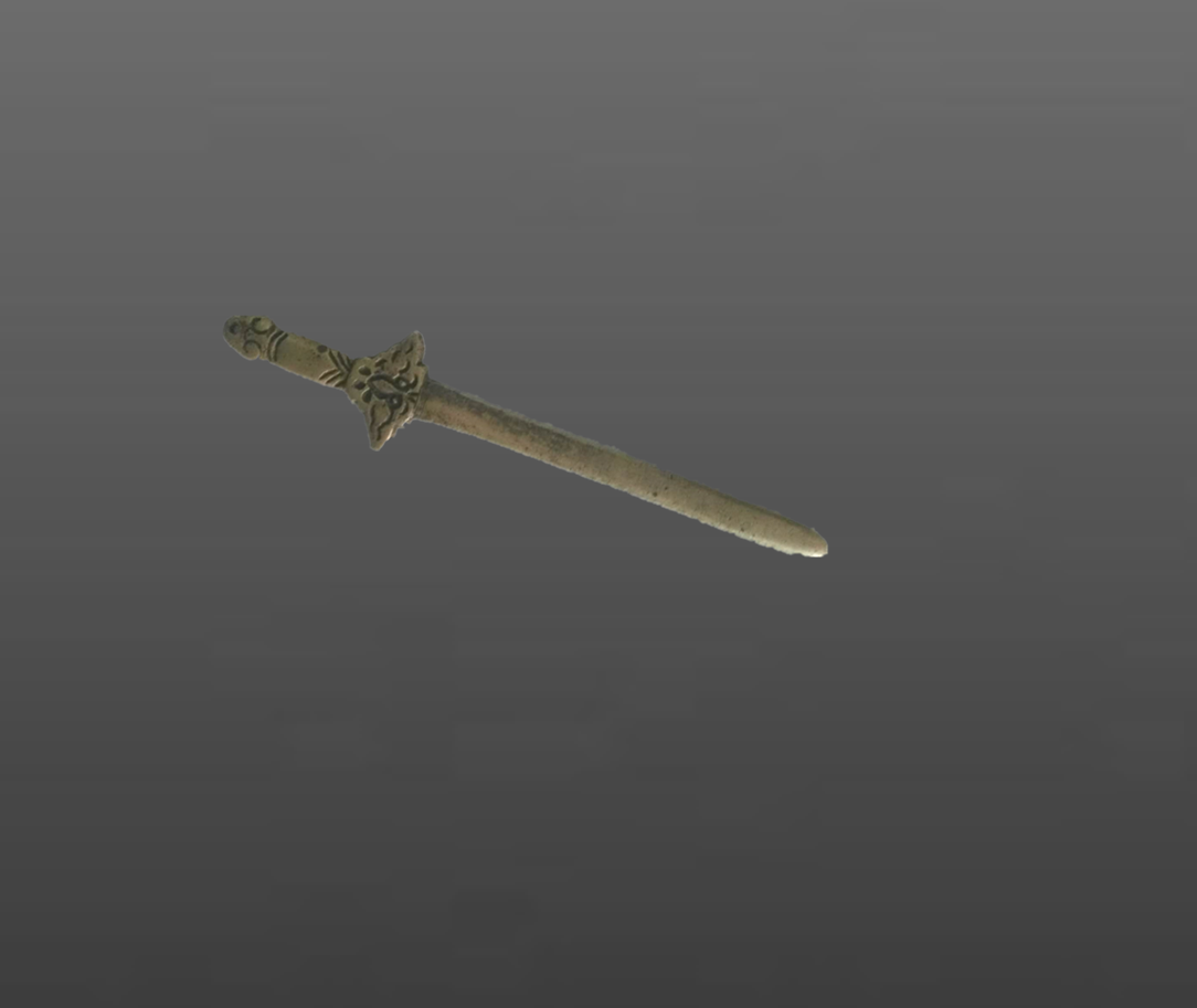 精品清朝晚期间古剑