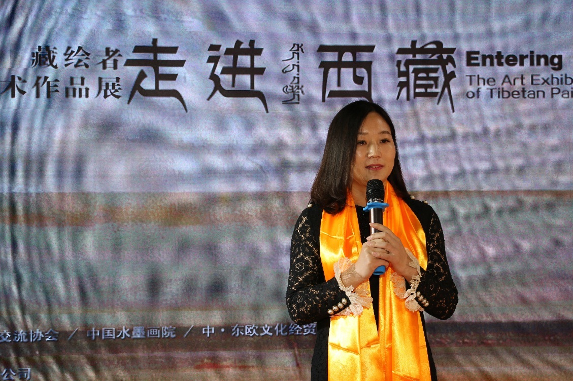 大都艺术馆馆长胡玮女士致辞自2006年始,李光林开始创作《灵童系列》