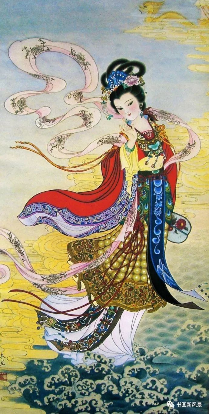 王木兰(1945-)的仕女画,无论是工笔还是写意,皆已形成了最有中国画