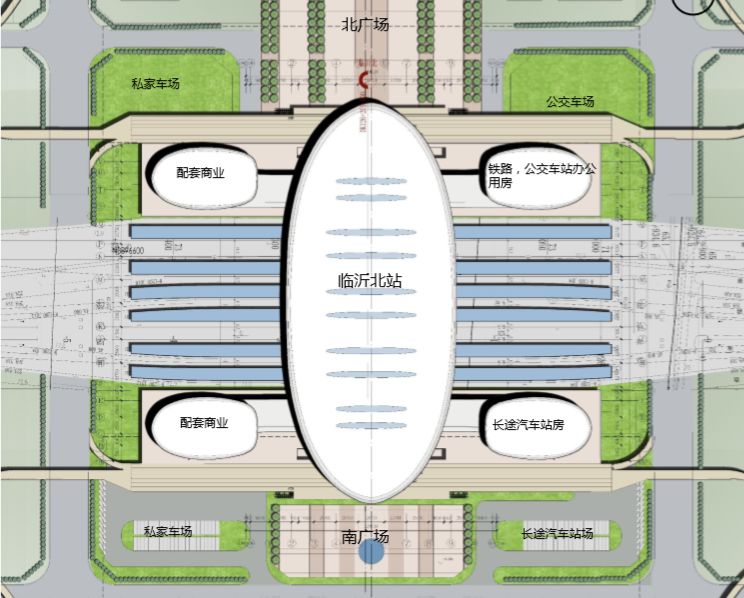 高铁站设计平面图图片