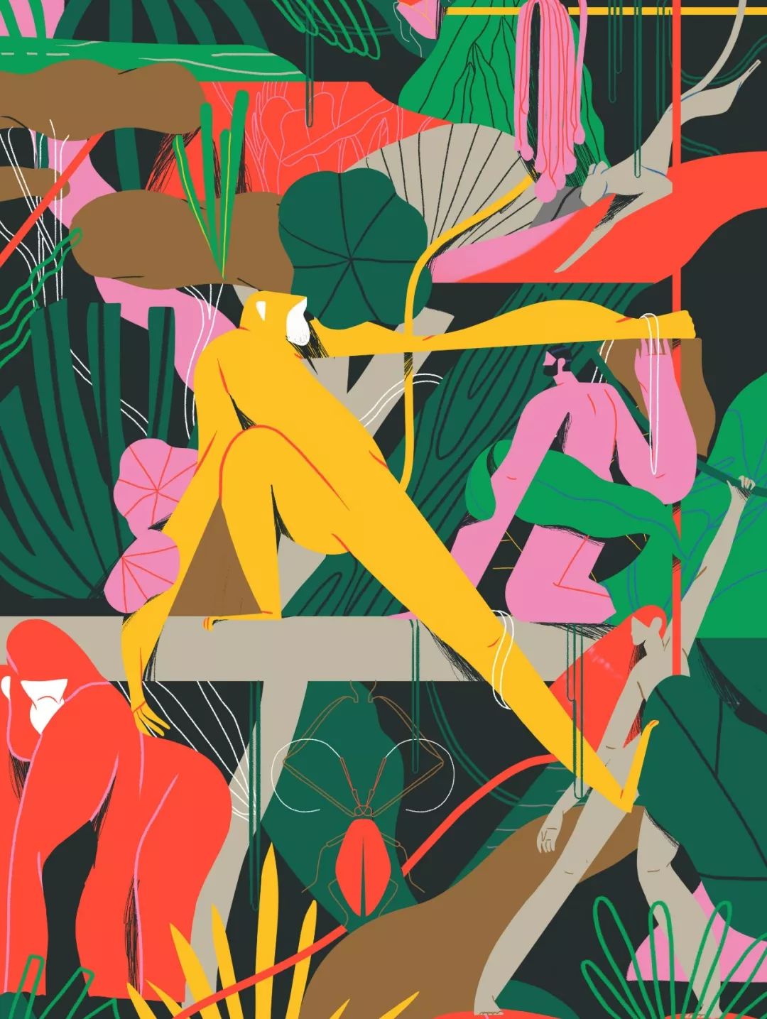 看看2019世界插画奖设计类广告类入围插画作品100张图