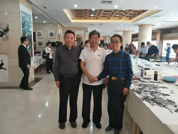 国家一级美术师王玉伟应邀参加纪念张大千诞辰120周年书画展