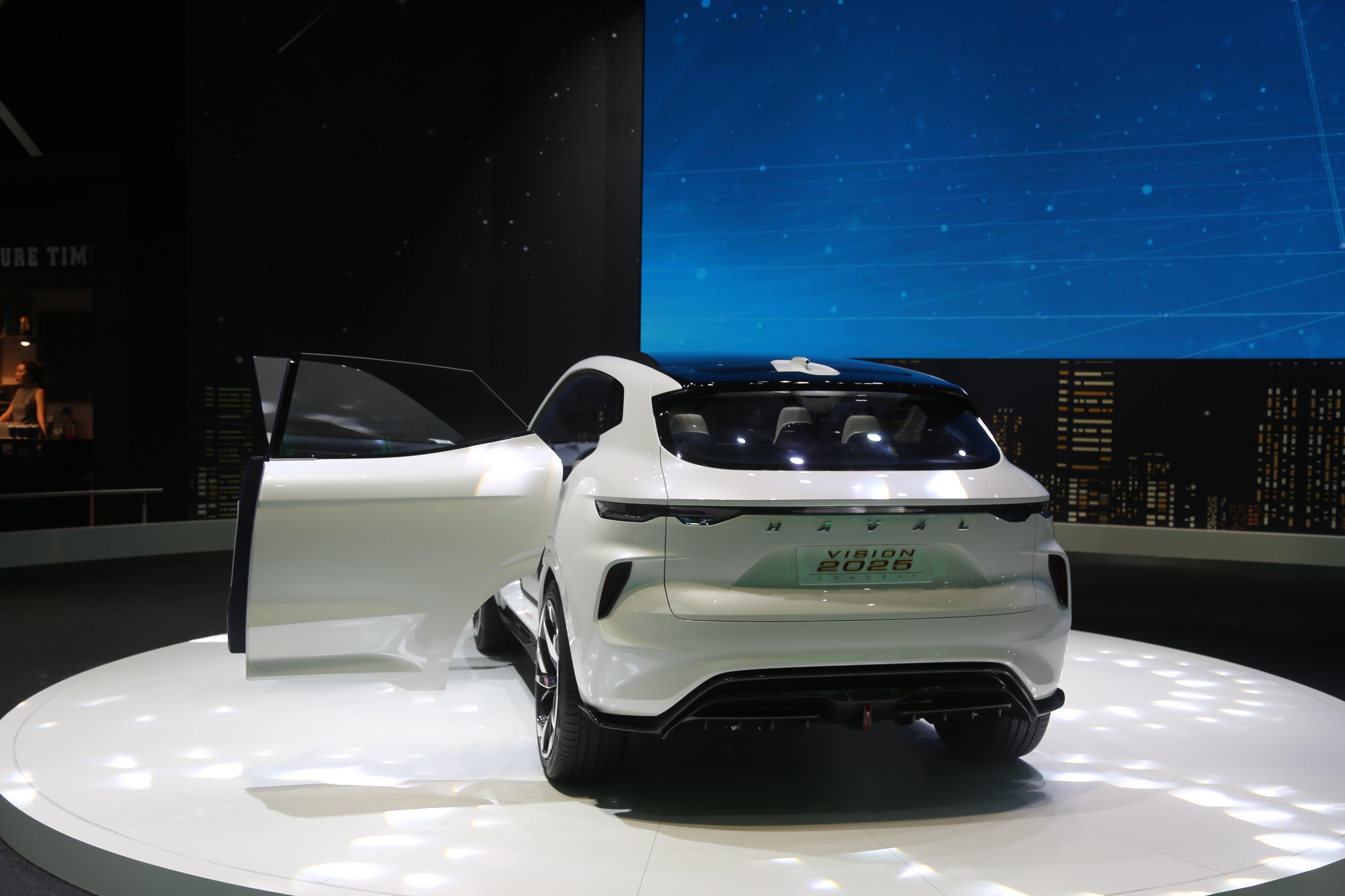 长城哈弗vision 2025 概念车,全球首发实拍,或将亮相深港澳车展!