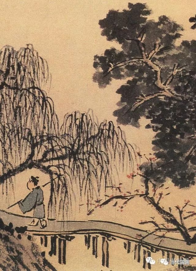 沈周京江送别图卷北京故宫博物院藏