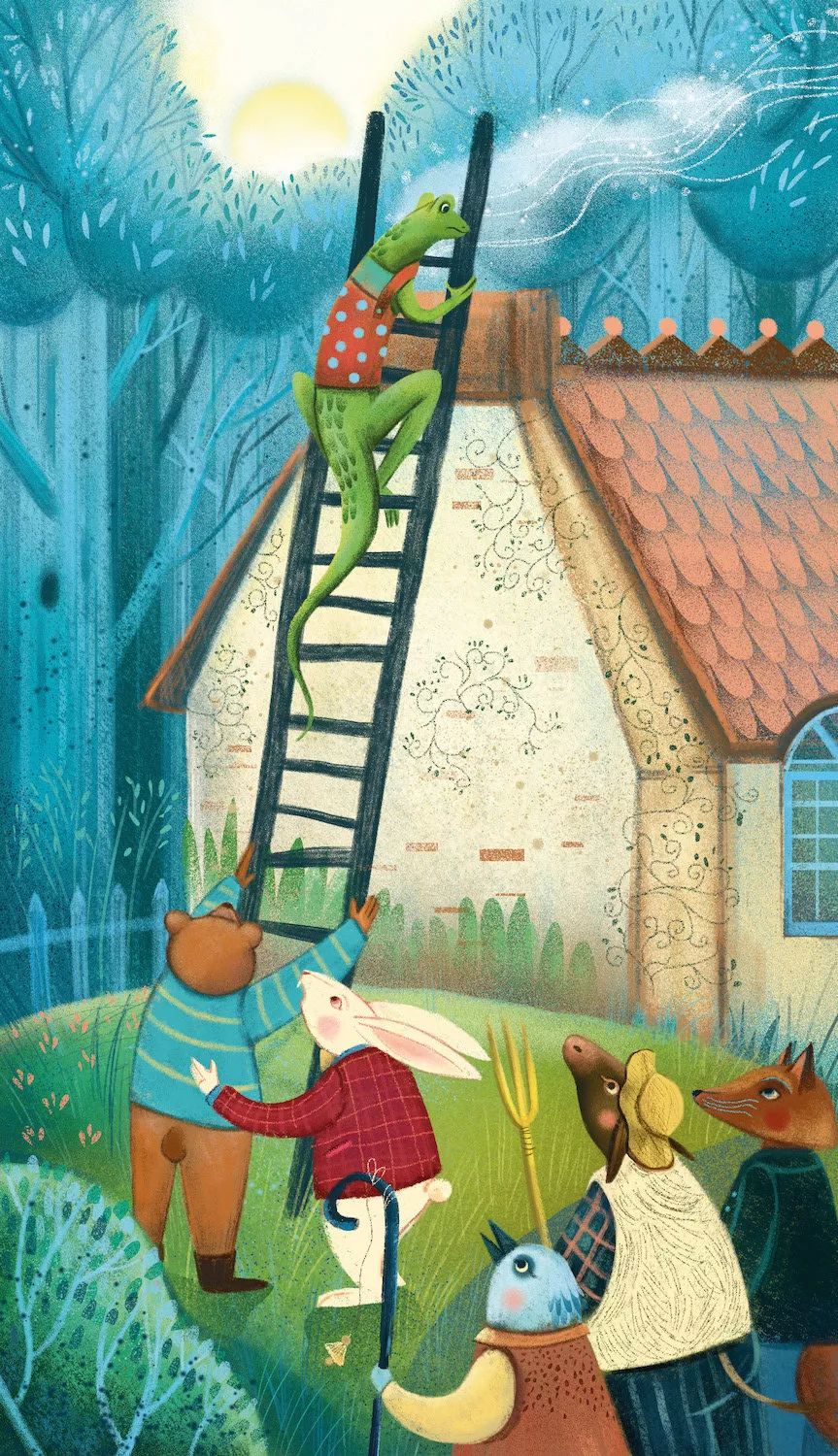 治愈系12张奇妙童话故事插画每一张都温暖人心