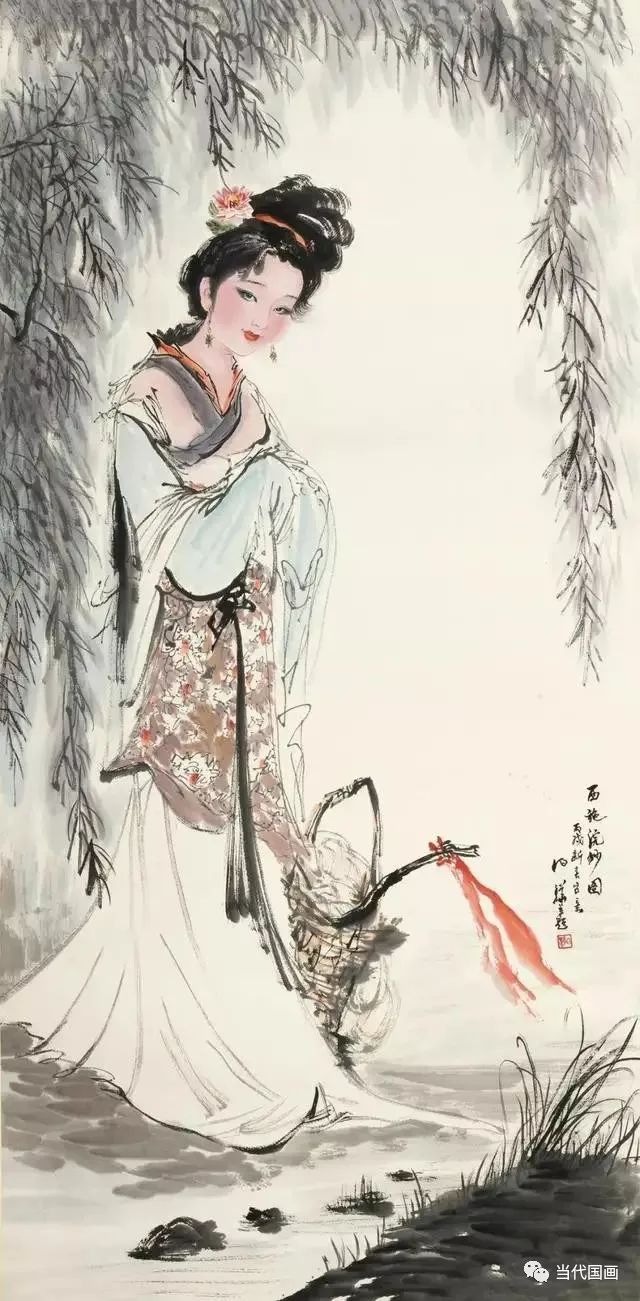 一组白伯骅笔下美女图看的眼花缭乱