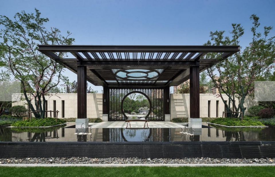 最美新中式园林景观之苏州乾唐墅展示区景观设计