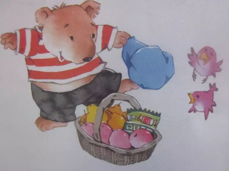 小熊买糖果 连环画图片