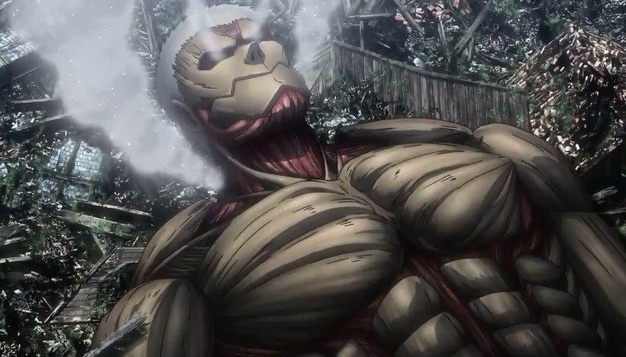 进击的巨人3:盔甲巨人终被打败,贝尔托特觉醒变身超大型巨人