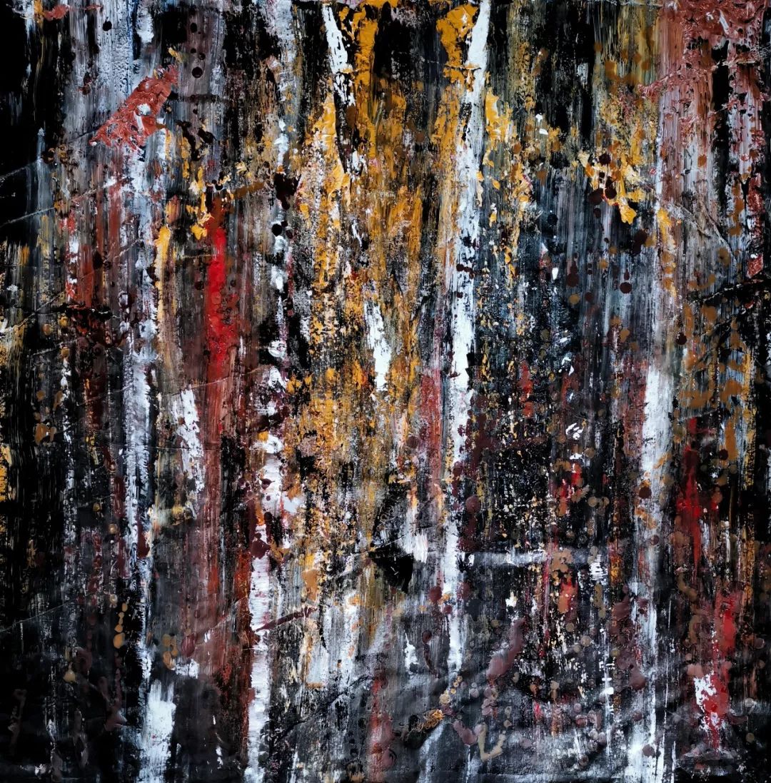 「艺术中国」 旅美艺术家魏新岩彩作品_绘画