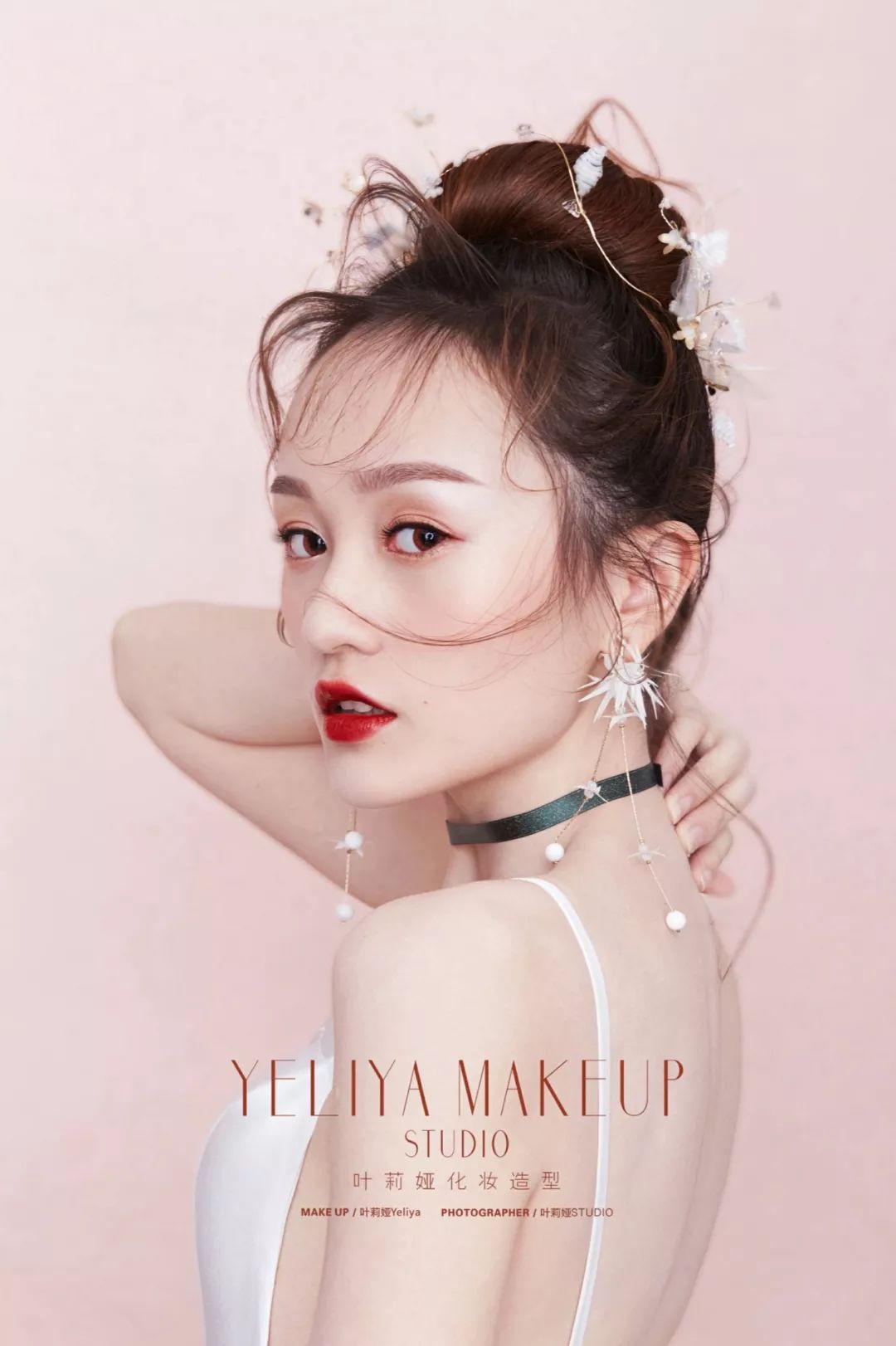 气质百搭的皇冠钻饰新娘造型美爆了