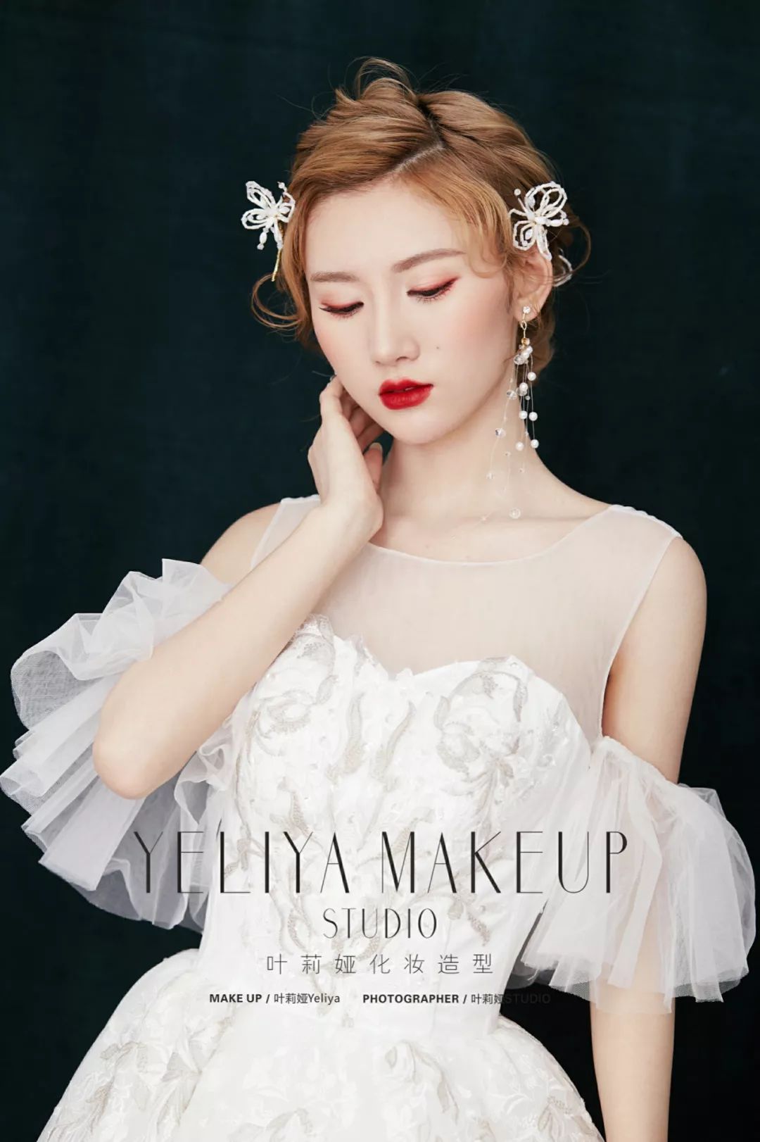 气质百搭的皇冠钻饰新娘造型美爆了