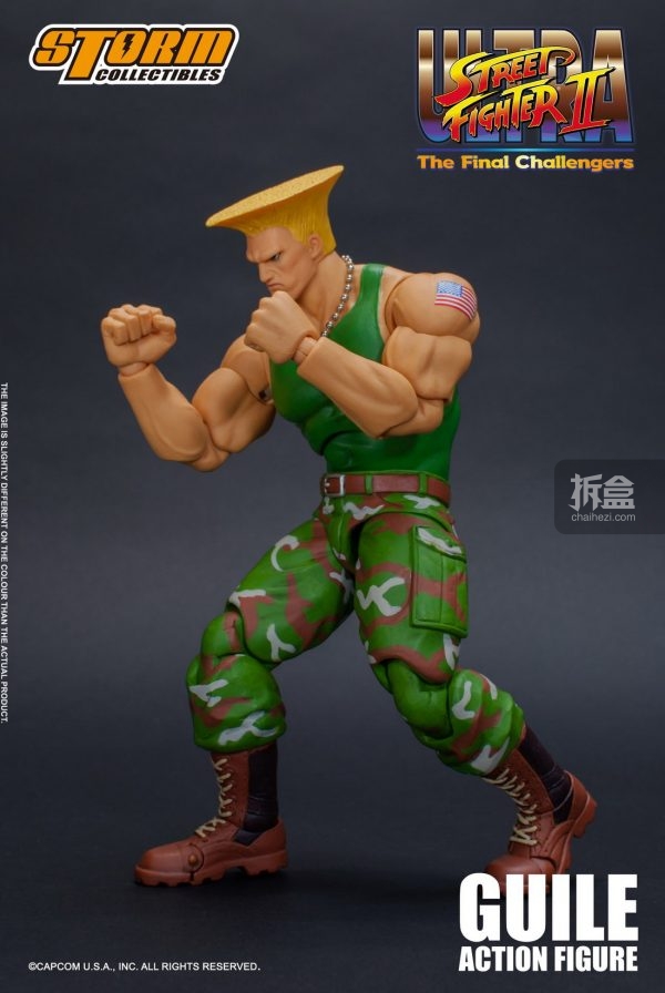 storm toys《街头霸王2》美国大兵 古烈/guile 1:12可动人偶