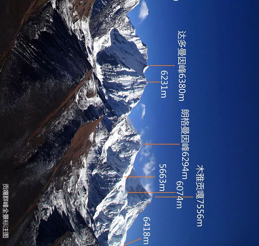 史上最长长长长图带你一览四川甘孜州高海拔山峰