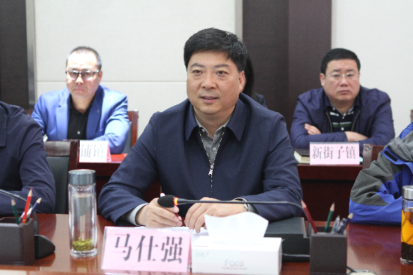 马仕强代表勉县县委,县政府对王瑜董事长一行来勉调研表示热烈欢迎,也