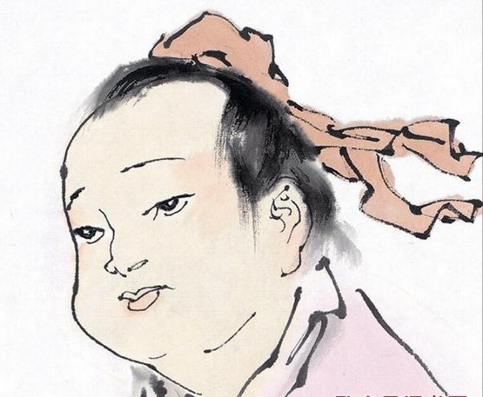 范曾大师泼墨写意人物头部特写欣赏