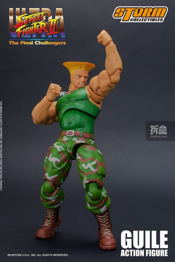 stormtoys街头霸王2美国大兵古烈guile112可动人偶